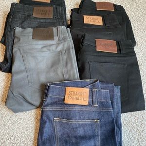 Straight to Hell Men’s Skinny Jeans